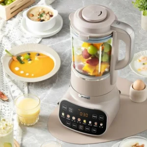 Liquidificador doméstico automático multifuncional de grande capacidade e com redução de ruído para uma noite de sono tranquila. Ideal para preparar sucos e leite de soja.