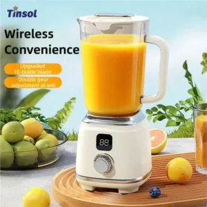Liquidificador multifuncional TINSOL com 10 lâminas, triturador de gelo, alto rendimento de suco, utensílio de cozinha.
