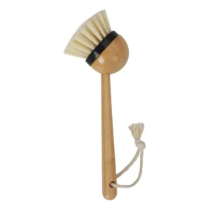 Escova De Limpeza Redonda Com Cabo Longo De Bambu Oikos