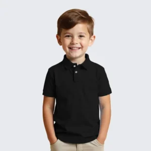 Camisa Infantil Polo Piquet Algodão Manga Curta Confortável
