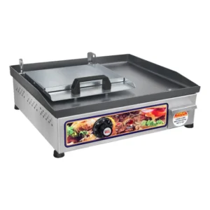 Chapa Elétrica Para Lanche 40x35Cm Com Prensa e Coletor em Inox Cor