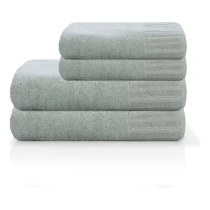 Jogo De Banho 4 Velour Select Azul-marinho Camesa Lisa Limestone