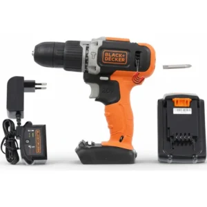 Parafusadeira Furadeira 10mm Sem Fio De Impacto Bivolt Laranja 127/220v