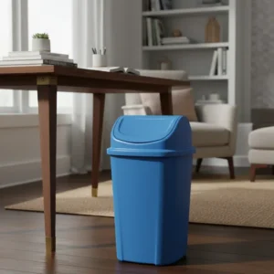 Lixeira 60 Litros Profissional Hospitalar Clínicas Reforçada Cor Azul