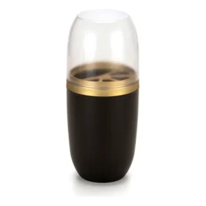 Porta Escova Pasta Tampa Copo Banheiro Viagem 500ml Cores