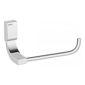 Porta Papel Higiênico Papeleira Metal Simples Top Cromada Docol 00534206 Cor Prateado