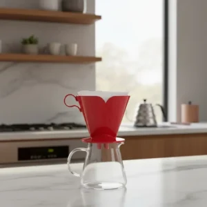 Suporte para Filtro de Café Sanremo 102 – Porta Filtro Plástico Resistente e Prático para Coar Café