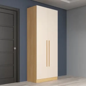 Guarda-roupa Modulado 2 Portas 2 Gavetas San Diego Yescasa Tauari Ambar/off White