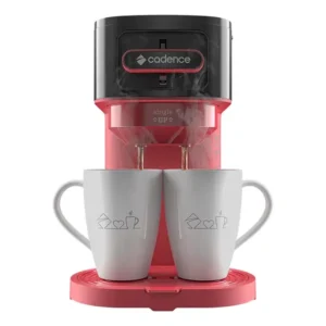 Cafeteira Elétrica Cadence Single Up Preto E Vermelho 110v