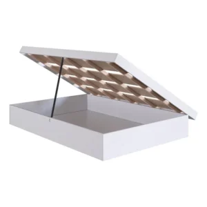 Cama Casal Box Baú 140 Bogotá Branco