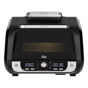 Fritadeira Elétrica Air Fryer 12 Em 1 Barbecue Wap Digital Cor Preto