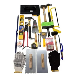 Kit Ferramentas De Pedreiro Manuais 24 Itens Para Trabalhar Cores