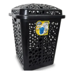 Cesto De Roupa Suja 80 Lt Lavanderia Tampa Organizador Roupa