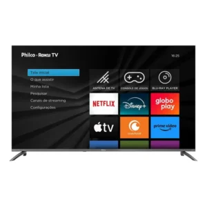 Smart TV 60" Philco QLED Roku Dolby Audio P60CRA