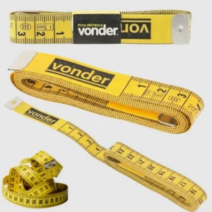 Fita Métrica Portátil Flexível 1,5m Medir Costura Roupas Von