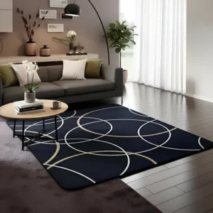 Tapete Sala Veludo Indiano 2,00x1,40 M Flannel Geométrico