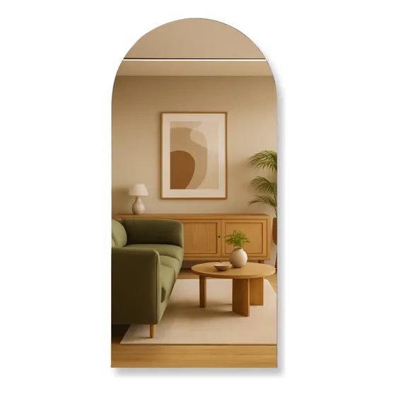 Espelho Oval Base Reta Formma 90x45 Design Moderno Pinterest Slipper - Suporte