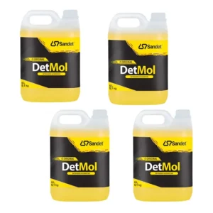 Det Mol Shampoo Líquido Sandet 5L Limpeza Pesada Carro Moto Protege Pintura