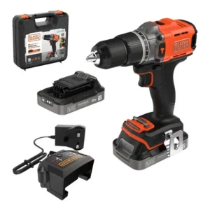 Paraf. Furadeira Impacto 13mm 20v Bcd383d1xk Black Decker Laranja Bivolt