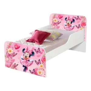 Mini Cama Infantil 100% Mdf Adesivada Pra Quarto Personagem