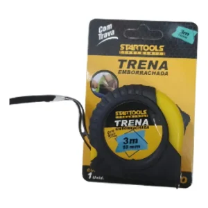 Trena Emborrachada 3M Retrátil com Trava Aço e Plástico Startools