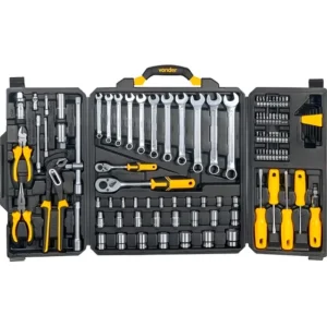 Kit De Ferramentas Combinadas Vonder 3599110105 Do 110 Peças - Preto
