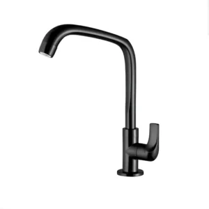 Torneira Lorenzetti Cozinha Mesa Bancada Abertura 1/4 De Volta Modelo Mod Fitt 1167 F61 Abs Cor Preta