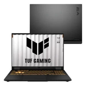 Notebook ASUS TUF Gaming F16 FX608JHR NVIDIA RTX 5050 Intel Core i7 14650HX 8GB Ram 512GB SSD Linux KeepOS Tela 16" 165Hz Nível IPS Cinza - RV019
