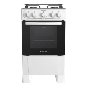 Fogão 4 Bocas À Gás Atlas Mônaco Plus Branco Bivolt Branco 127/220v