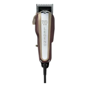 Máquina Corte Profissional Wahl Legend Motor V9000 8 Pentes Cor Prateado/Vermelho