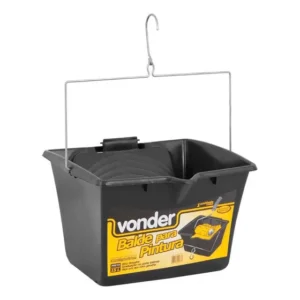 Balde Caçamba Pintura 15l Preto Vonder 3315015010