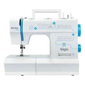 Máquina De Costura Genius Plus 31 Pontos Elgin 220v Branco 220v