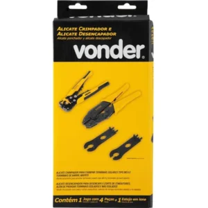 Conjunto Alicate Crimpador Desencador 4 Pç Vonder