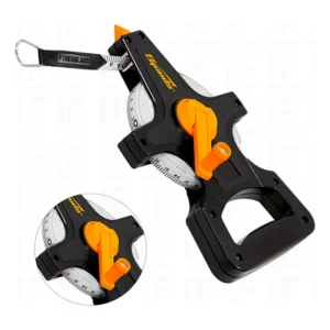 Trena Longa 50m Sparta Fita PVC Resistente com Manivela