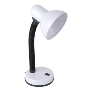 Luminária De Mesa Abajur Articulável E27 Taschibra Cor da estrutura Branco Nuvem