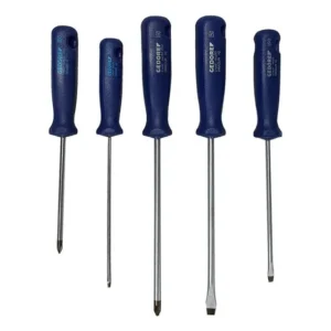 Jogo Chave Fenda Simples E Cruzada 5 Peças Gedore G 150-160s