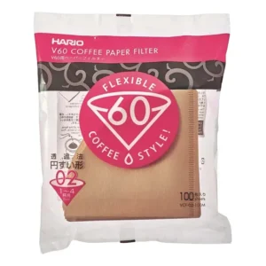 Coador Hario V60 100 Unidades Malha Fina Papel Capacidade 120g