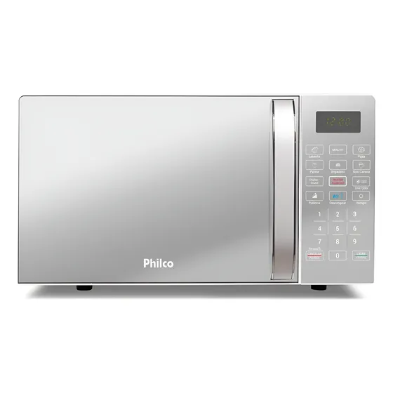 Micro-ondas Philco Pmo123 20l 1100w Branco Espelhado 220v 220v