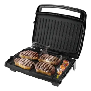 Grill Antiaderente Philco Destac Chapas Ajustáveis 1340w Preto