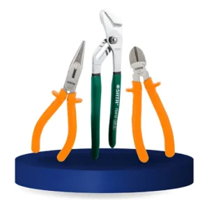 Kit Alicate Bomba D Agua + Corte E Bico Sata