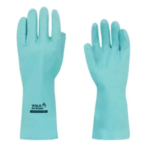 Luva Nitrílica Volk Nitri Slim 33cm Limpeza Químico Epi