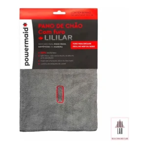 Pano De Chão De Microfibra Multiuso Alta Desempeho 60x50cm