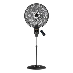 Ventilador Mallory Max C/controle 40cm Diâmetro 15 Pás 127v 40 Cm Preto 127v Grafite Plástico 15