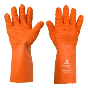 Luva Látex Sumatra Kalipso Ca 43590 Alta temperatura Cor Laranja Tamanho Xg