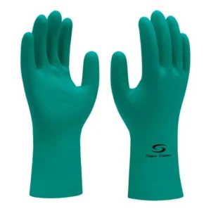 06 Pr. Luva Nitrogreen Verde Nitrilica - S Safety Ca 33334