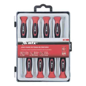 Jogo De Chave Profissional Cabo Giratório Torx Philips Fenda Preto