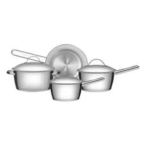 Jogo De Panelas Com 4 Peças Aço Inox Allegra Tramontina