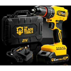 Parafusadeira Furadeira Impacto 21v Profissional Brushless Amarelo 127/220v 60hz