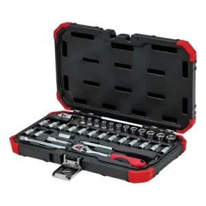 Jg.soquete 1/4 Sext.04-13mm E Bits Com 33un Gedore Red Preto