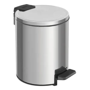 Lixeira Com Pedal Tramontina Loop Aço Inox Polido 3 Litros Cor Prata